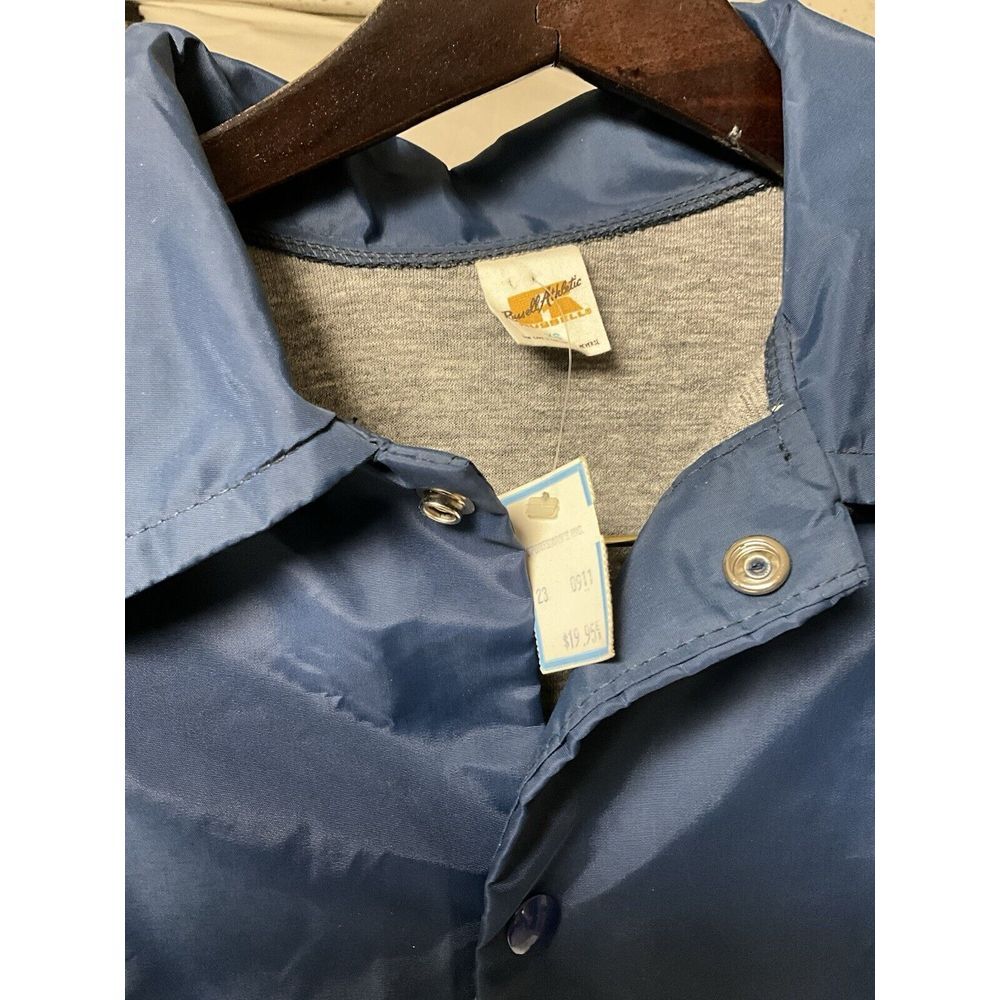 Vintage Original Tags 1970's Russell Athletic Nylon Windbreaker Jacket NWT XS - Picture 2 of 8